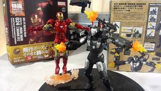 Revoltech SciFi 031 Iron Man War Machine Part 2 [upl. by Fredra392]