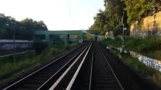 Führerstandsmitfahrt SBahn Berlin von Olympiastadion nach Charlottenburg [upl. by Ymereg]