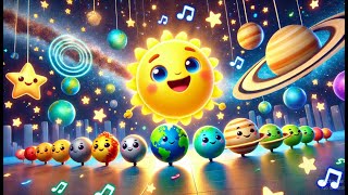 Sing Along Meet the Planets  Educational Kids Music Video [upl. by Frendel929]