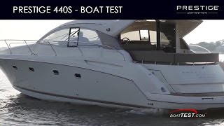 PRESTIGE 440S  Motoryacht Performance and Handling  by BoatTest [upl. by Delila]