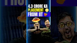 IIT breaks Placement Records😱 43 Crore Placement😱jee jee2025 iit iitjee placement motivation [upl. by Ahrendt930]