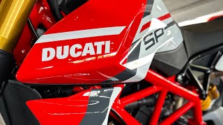 How To Detail Your Motorcycle 2023 Ducati Hypermotard 950 SP [upl. by Essenaj]