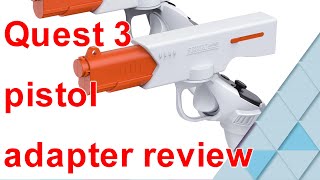 review dual pistol adapter for the the Meta Quest 3 its terrible [upl. by Naima]