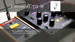 Waldorf Streichfett  Chorus Challenge pt 1 TC Electronic Juno 60  Demo [upl. by Oralee]