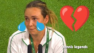 Donna Vekic in Tears EMOTIONAL Press Conference [upl. by Tarsus]