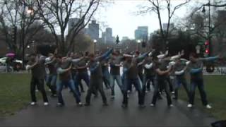 Boys of BOSTON flag football Jai Ho for Ellen Degeneres [upl. by Haugen167]