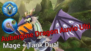 Toram  Mage Tank Dual Aubergine Dragon Auvio Ulti [upl. by Akinna]