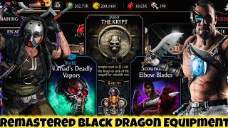 Remastered Black Dragon Equipments BD Team Gameplay The Krypt Elder Floor 33 MK Mobile Update 53 [upl. by Rydder]