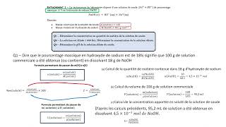 Correction pourcentage massique [upl. by Steven]