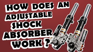 HOW DOES AN ADJUSTABLE SHOCK ABSORBER WORK How Does A Shock Absorber Work [upl. by Gena561]