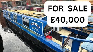 For Sale 40ft Springer Narrowboat [upl. by Sherline]