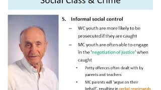 07 Social Class Crime and Justice [upl. by Alison]