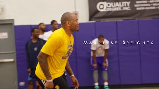 Marreese Speights putting in work at Chuck Ellis Training Camp [upl. by Annoda229]