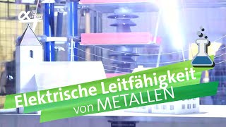 Die elektrische Leitfähigkeit von Metallen  alpha Lernen erklärt Chemie [upl. by Brenan]