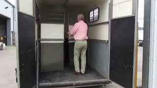 Used Fautras Oblic2 two stalled Horse Trailer available from JSW [upl. by Reel706]