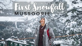 Finally Baraf pad Gai 😍  Mussoorie Snowfall 2022 😍 [upl. by Bartholomeo]