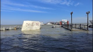 Live Latest update on Dongting Lakes dike breach in central Chinas Hunan Province [upl. by Xavier]