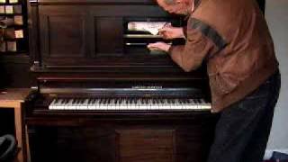 Opening an 88note Upright Player Piano by John A Tuttle from PlayerCarecom [upl. by Klemm116]