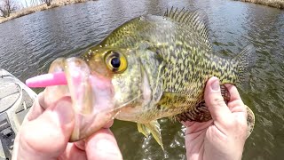 Ice Out Fishing For Spring Crappies [upl. by Otiv479]