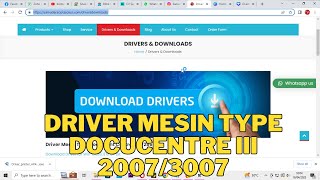 Download Driver Mesin Type DocuCentre III 2007 3007 [upl. by Aniakudo]