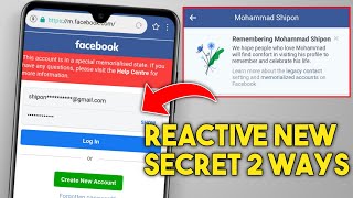 Fake Death Reports  Facebook Remembering Accounts Reactive  Alive Proof Updated Process 2020 [upl. by Cofsky513]