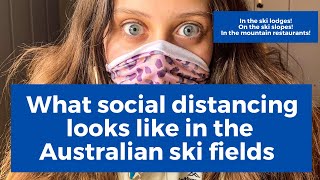 Perisher Ski Resort What social distancing looks like from Skitube to lodges amp skiing [upl. by Iila747]