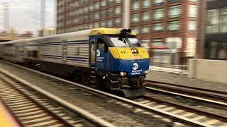 LIRR Train 6040 to Speonk thru Mineola DE30AC 401 [upl. by Harhay]