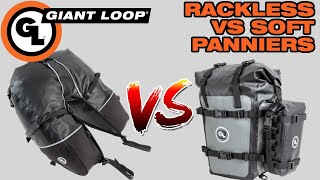 Rackless Motorcycle Luggage vs Soft Panniers [upl. by Frasch]