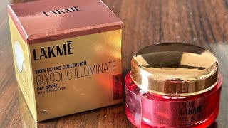 Lakme Glycolic Illuminate Day Creme  Review [upl. by Dhar]