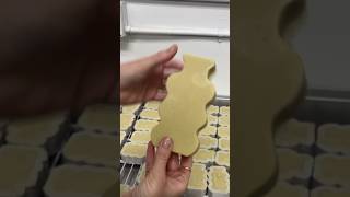 Making a giant shampoo bar 😏 shampoobar soapmaking smallbusiness conditionerbar [upl. by Elboa]