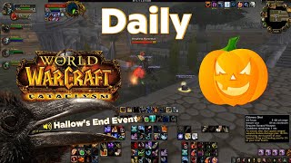 WoW Classic Cataclysm Hallows End Event 2024 [upl. by Ycal]