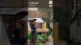 Yurt Customizations – A colonial style overhang with a French twist [upl. by Nilra89]