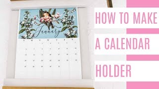 How To Make A Calendar Holder Video [upl. by Castor]