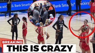 SHOCKING Caitlin Clark Calls Out Fan After Exchanging Shoves with DeWanna Bonner Fever vs Sun Game [upl. by Taft834]