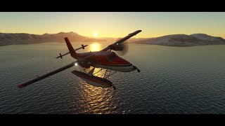 MSFS  VR  DHC6  Norway Trondheim to Namsos [upl. by Durer]