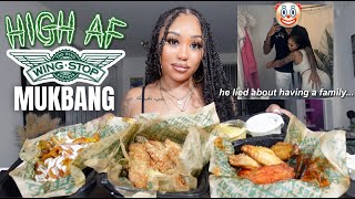 HIGH WINGSTOP MUKBANG STORYTIME My Worst Situationship Ever [upl. by Nagle]