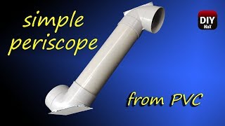 How to make simple periscope from pvc pipe and mirrors  school project  DM [upl. by Soisinoid]