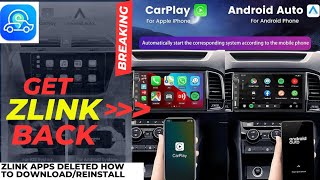 Install Zlink5 Apps for Apple Carplay amp Android Auto Reinstall Zlink App How to Download Zlink App [upl. by Werd]