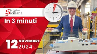 “IN TRE MINUTI” NOTIZIARIO DEL 12 NOVEMBRE 2024 [upl. by Angil]