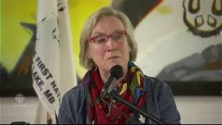 Carolyn Bennett makes emotional apology to Sayisi Dene [upl. by Odlanir]