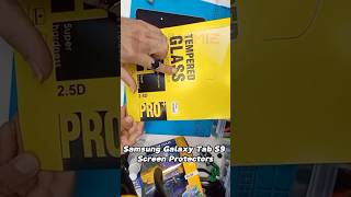 Samsung Galaxy Tab S9 Screen Protector Installation samsungtablet screenprotector [upl. by Sidonia]