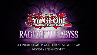 YuGiOh TCG  Rage of the Abyss  Set Introduction amp Gameplay Mechanics [upl. by Leribag]