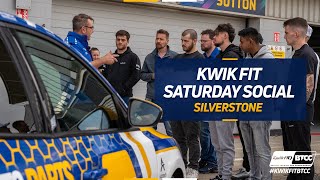 Saturday Social  Silverstone  Kwik Fit BTCC 2024 [upl. by Aniez]