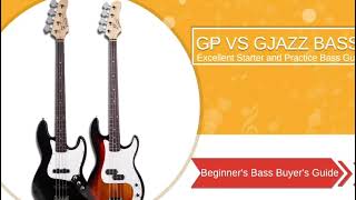 GP Bass VS GJazz Bass  Beginners Bass Buyers Guide [upl. by Solegnave]