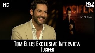 Tom Ellis Exclusive Interview  Lucifer Season 1 [upl. by Aynodal]