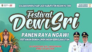 FESTIVAL DEWI SRI  PANEN RAYA NGAWI [upl. by Xuerd]