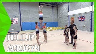 Hellup Acrogym met Pleunie van Mook Mariska van de Water en Fem van Os  ZAPPSPORT [upl. by Bethany]