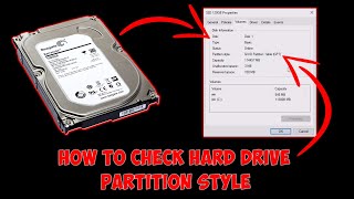 Check your Hard Disk Partition Style MBR or GPT on Windows [upl. by Sesmar340]