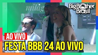 🔴BBB 24 ao vivo Festa e show de JOELMA [upl. by Eimyaj73]