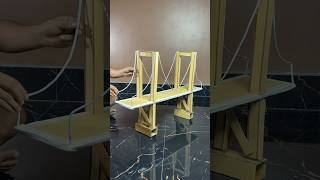 Mini Tower Bridge DIY Idea — Cardboard Craft short reel viral diycrafts youtubeshort [upl. by Euqinommod]